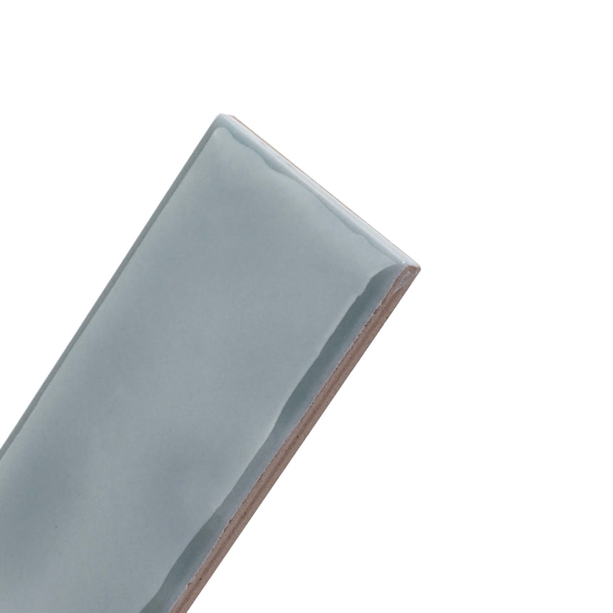 Ceramics Wave Tile 50x200 Gloss Sky Blue Subway Tilemall