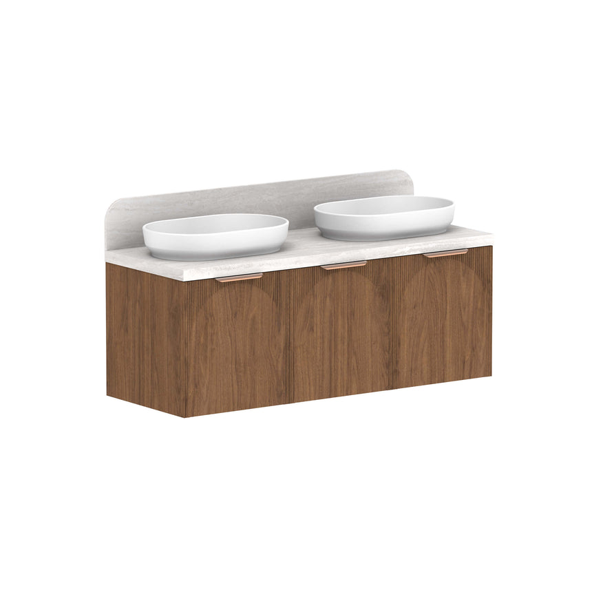 ADP Archie All Door Wall Hung Vanity Durasein Solid Surface Vanity ADP 1350mm Double