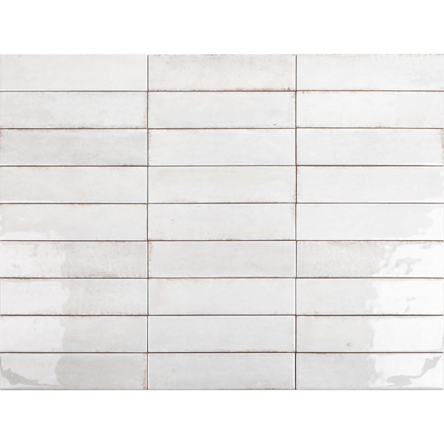 Toulouse 60x240 Gloss White Sample Sample Tilemall