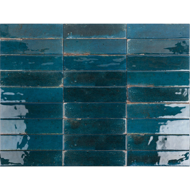 Toulouse 60x240 Gloss Blue Subway Tilemall