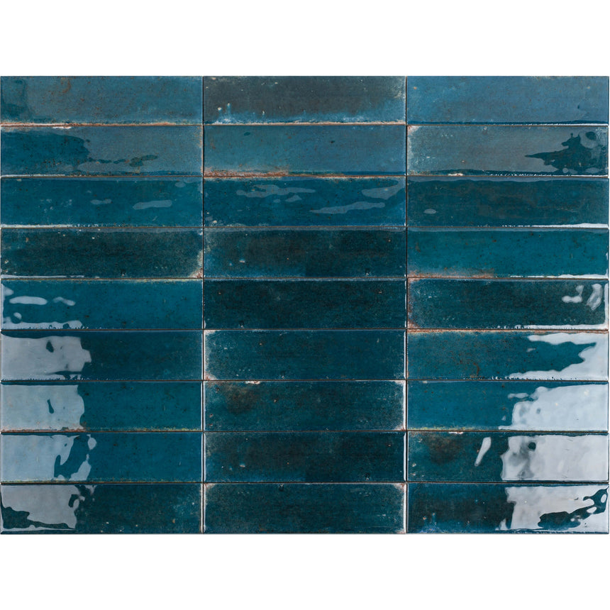 Toulouse 60x240 Gloss Blue Subway Tilemall