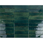 Toulouse 60x240 Gloss Green Subway Sample