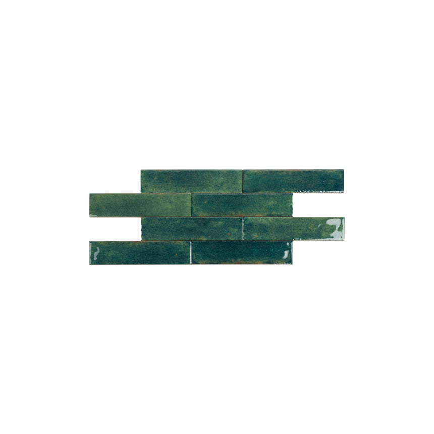 Toulouse 60x240 Gloss Green Subway Tilemall