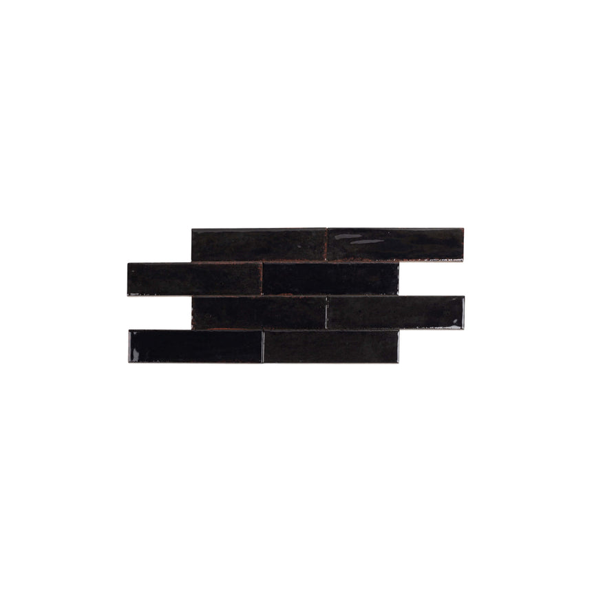 Toulouse 60x240 Gloss Black Subway Tilemall