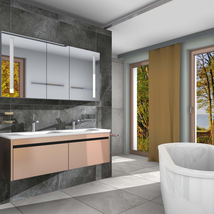 Chiswick 600x300 Matt Charcoal Stone Look Tiles Tilemall