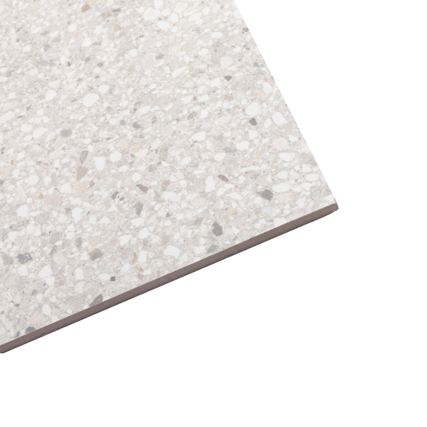 Shoreline 600x600 Matt Bianco Terrazzo Look Tiles Tilemall