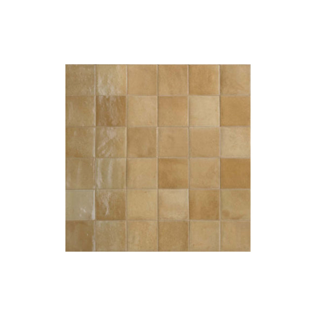 Zellige 100x100 Gloss Cammello Sample Sample ACE