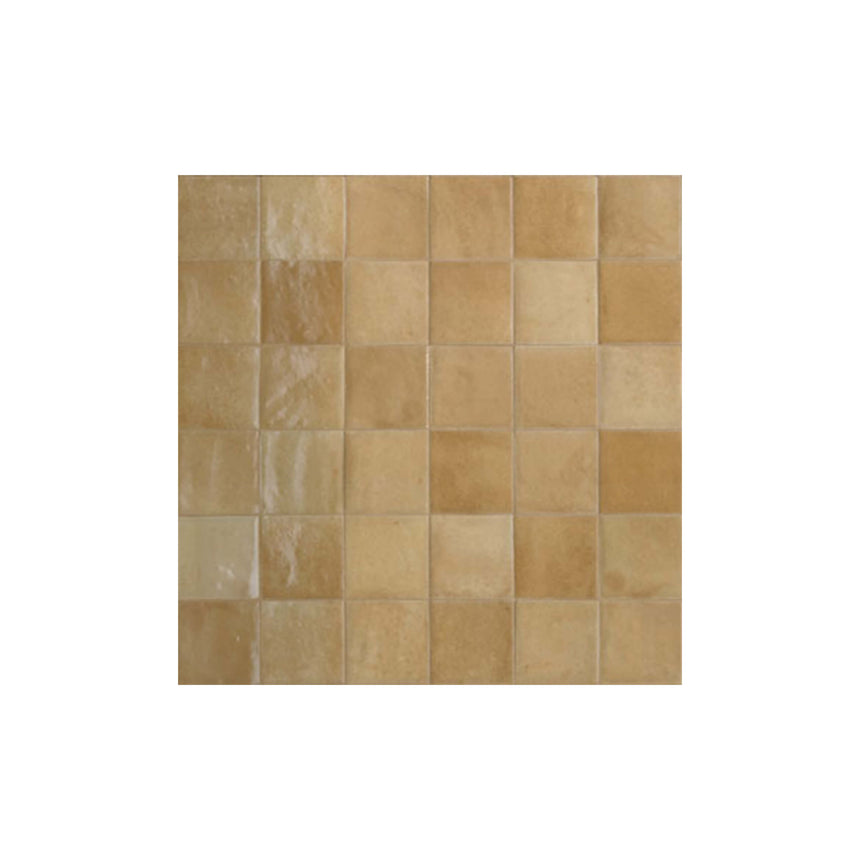 Zellige 100x100 Gloss Cammello Sample Sample ACE
