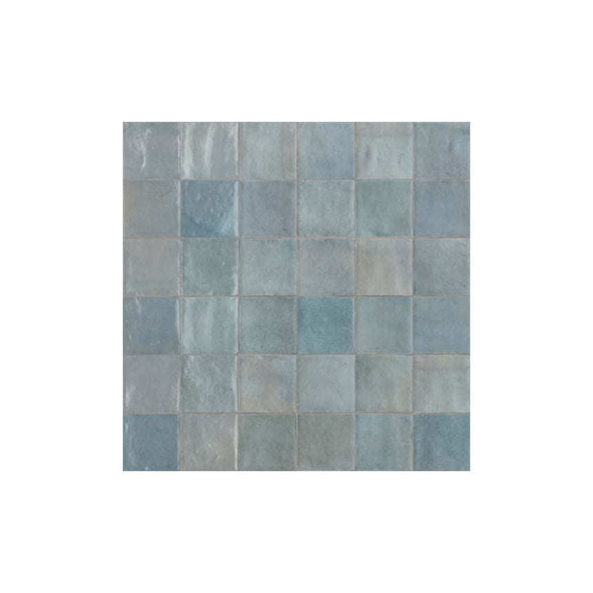 Zellige 100x100 Gloss Cielo Sample Sample ACE