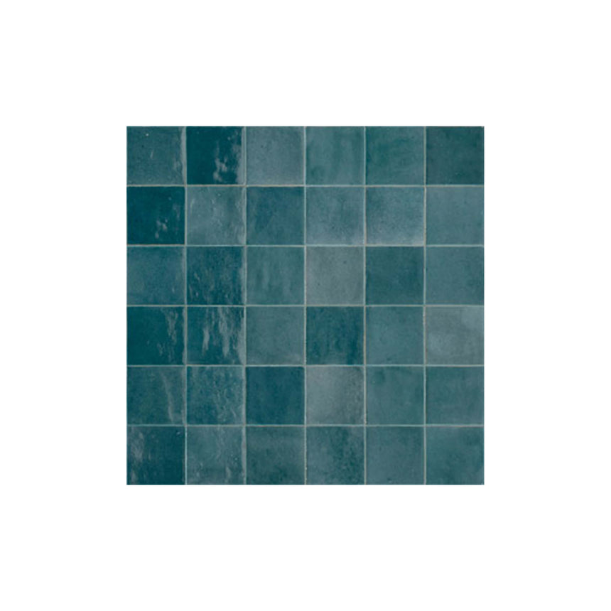 Zellige 100x100 Gloss Petrolio Sample Sample ACE