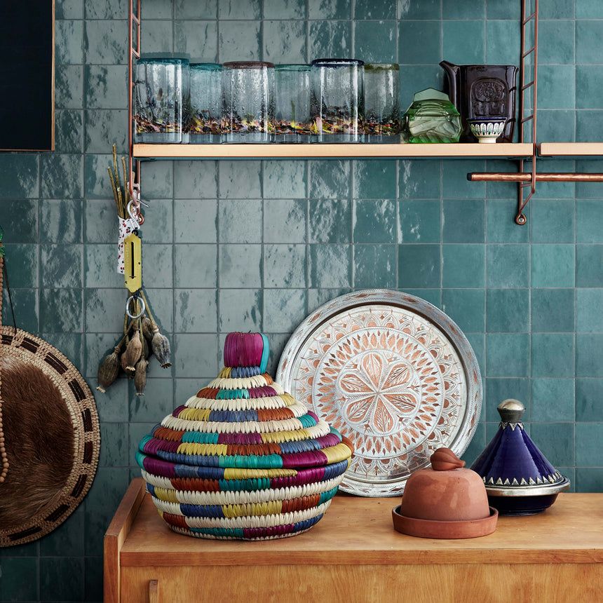 Zellige 100x100 Gloss Petrolio Subway Tilemall