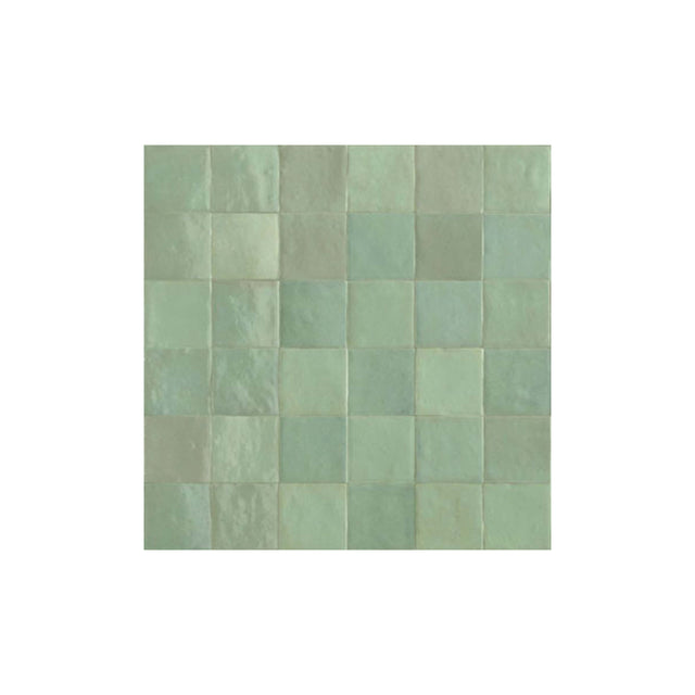 Zellige 100x100 Gloss Turchese Sample Sample ACE