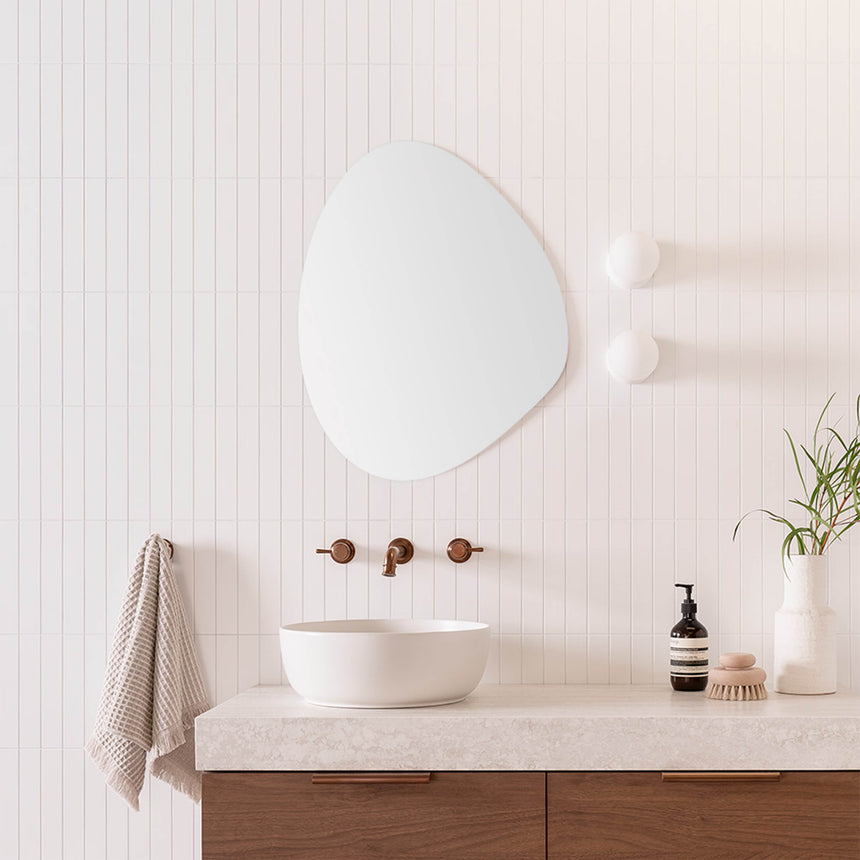 ADP Pebble Mirror 550x690mm Irregular Frameless Mirror ADP