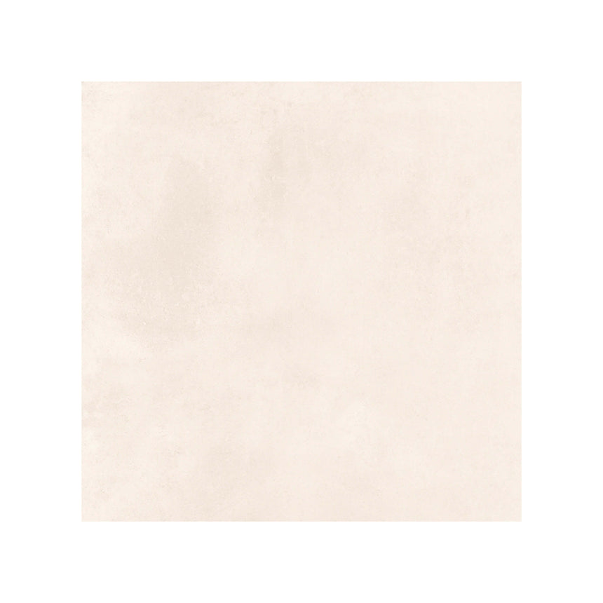 El Barro Clay 600x600 Matt White Concrete Look Tiles Tilemall