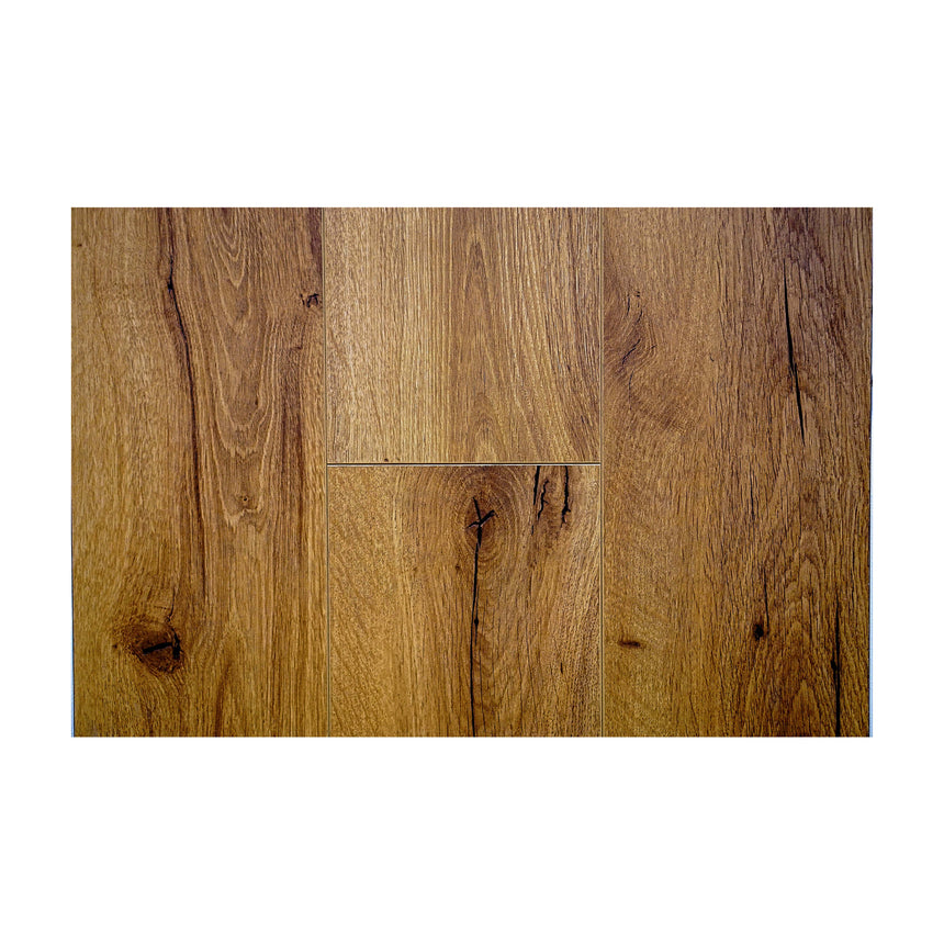 Prime Laminate Flooring Luxury Edition 2280x192x12.3mm Tobacco Oak Laminate Flooring Topdeck Default Title