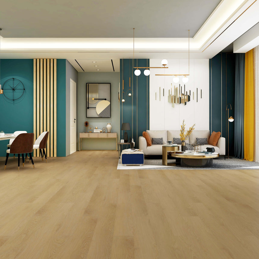 Avala Hybrid Planks 1524x183x6.5mm Coastal Beige Hybrid Flooring Topdeck