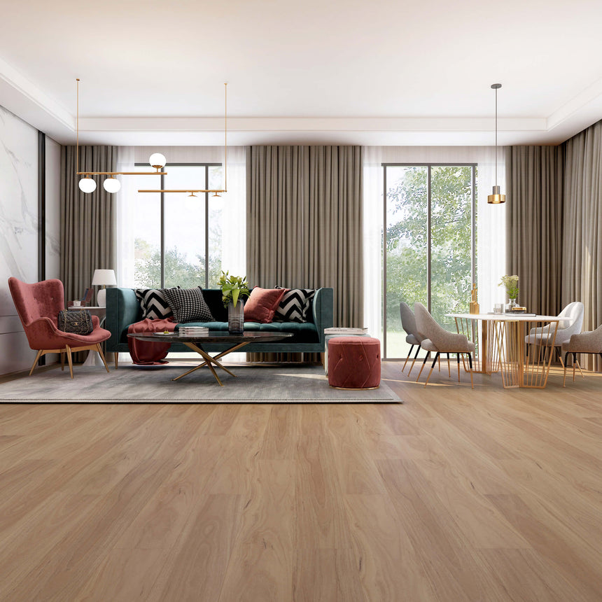Avala Hybrid Planks 1524x183x6.5mm Blackbutt Hybrid Flooring Topdeck