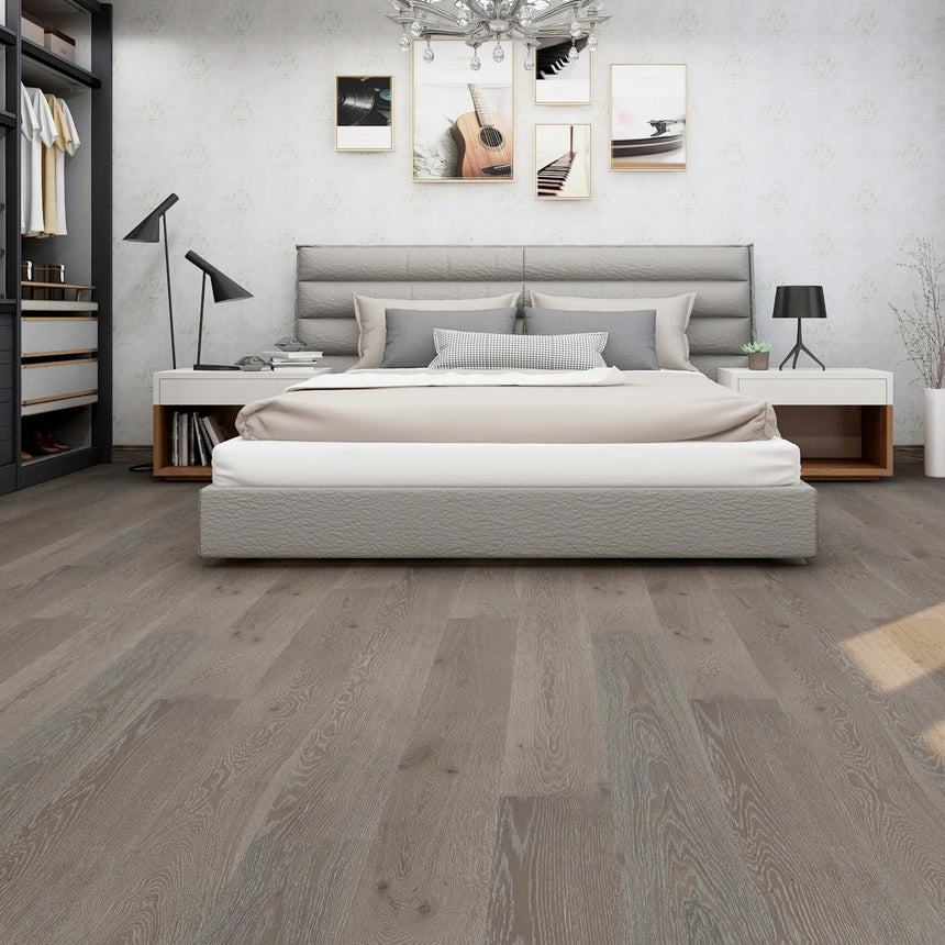 Storm Deluxe Water Proof Timber Planks 1900x190x8.5mm Danish Grey Hybrid Flooring Topdeck