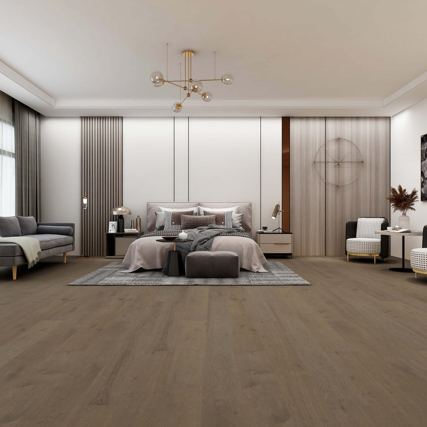 Project Oak 1900x190x14/2mm Marrone Oak Engineered Flooring Topdeck