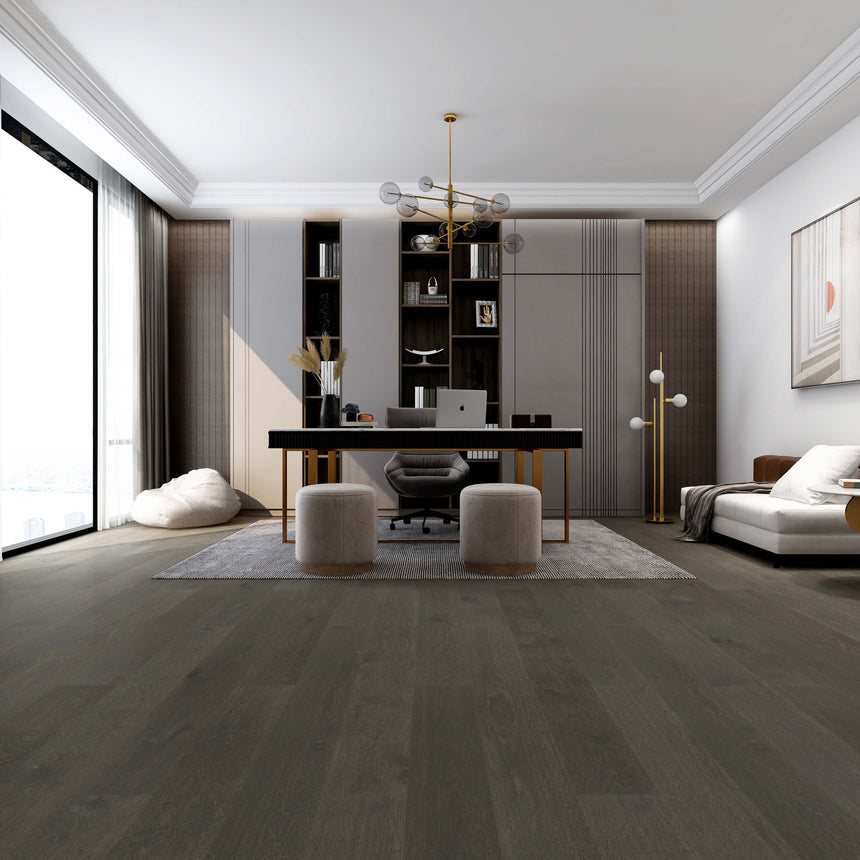 Project Oak 1900x190x14/2mm Rome Grey Engineered Flooring Topdeck