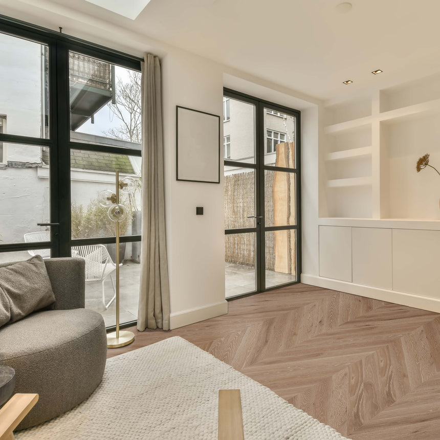 Cavallo Bianco Chevron Collection 780x125x14/3mm Boathouse Engineered Flooring Topdeck