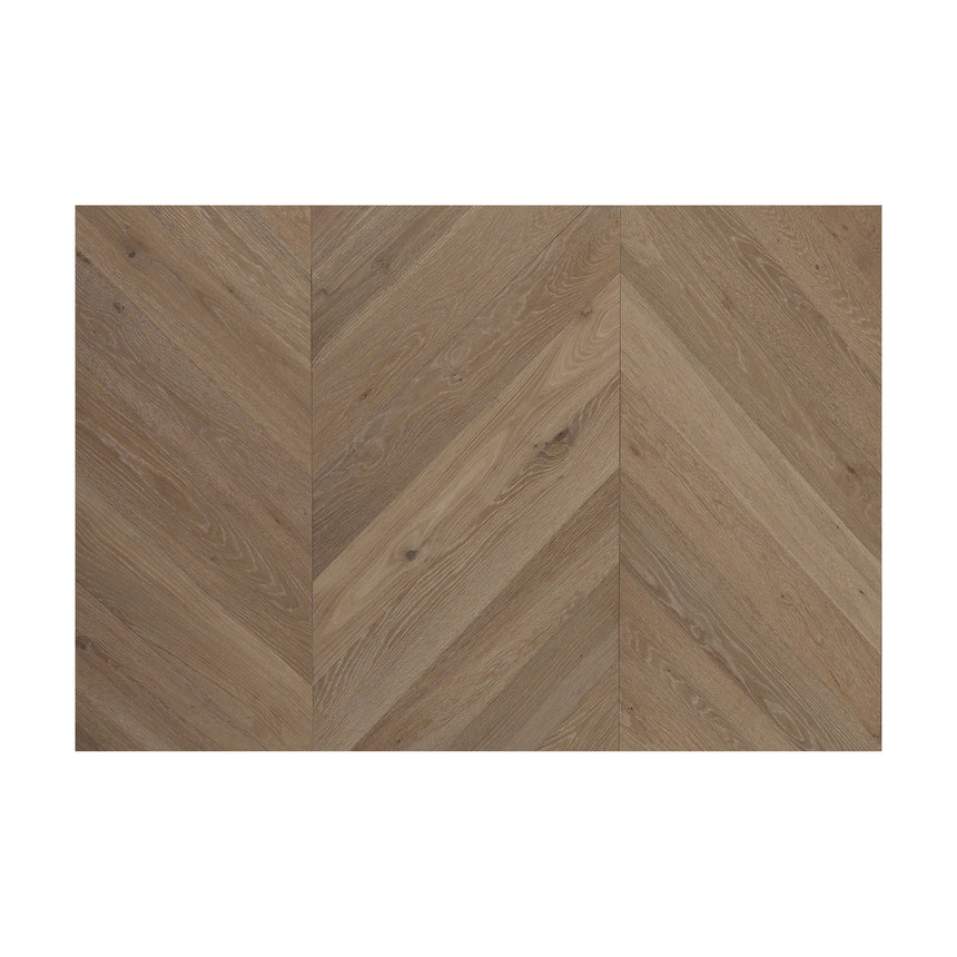Cavallo Bianco Chevron Collection 780x125x14/3mm Monica Grey Engineered Flooring Topdeck Default Title