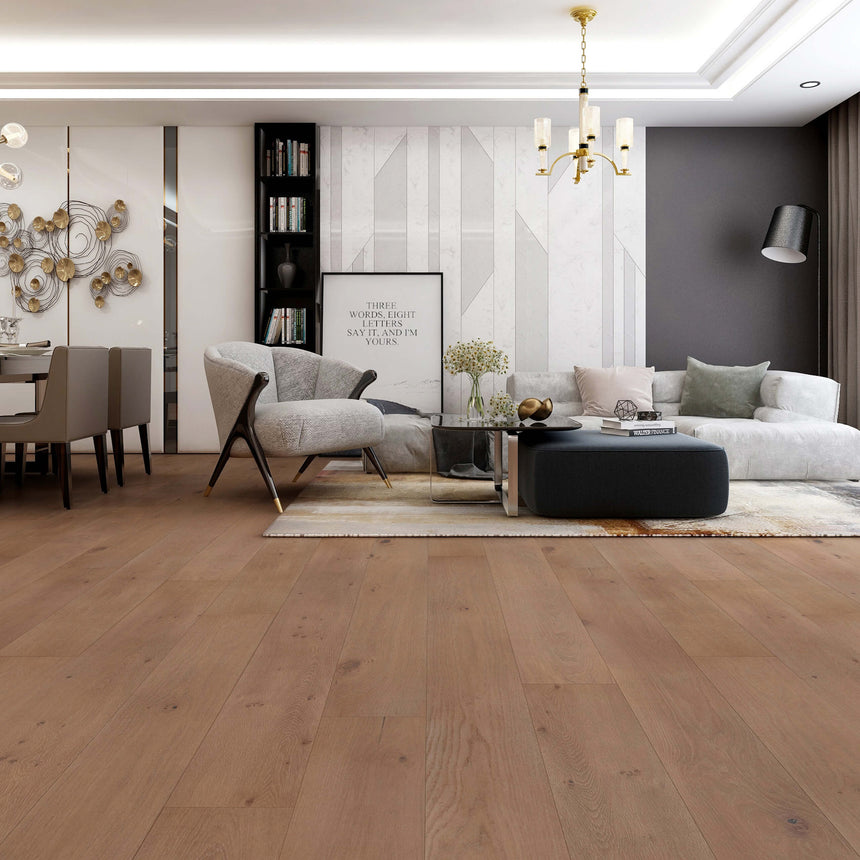 Grande Provence Euro Oak Engineered Flooring 2200x220x21/6mm Heritage Amber Engineered Flooring Topdeck