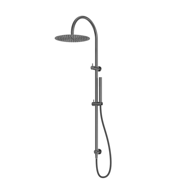 Nero Zen SS316L Twin Shower With Outdoor Shower Hose Graphite Shower Nero Default Title