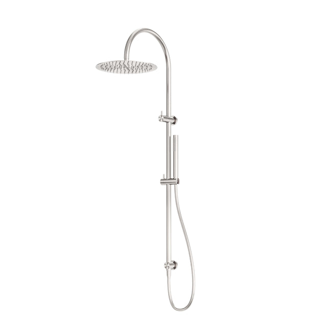 Nero Zen SS316L Twin Shower Brushed Nickel Shower Nero Default Title