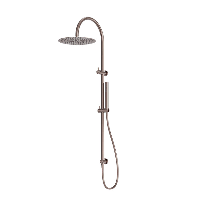 Nero Zen SS316L Twin Shower Brushed Bronze Shower Nero Default Title