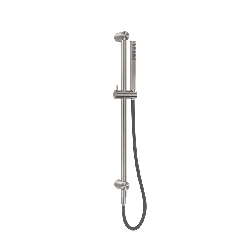 Nero Zen SS316L Shower Rail With Outdoor Shower Hose Brushed Nickel Shower Nero Default Title