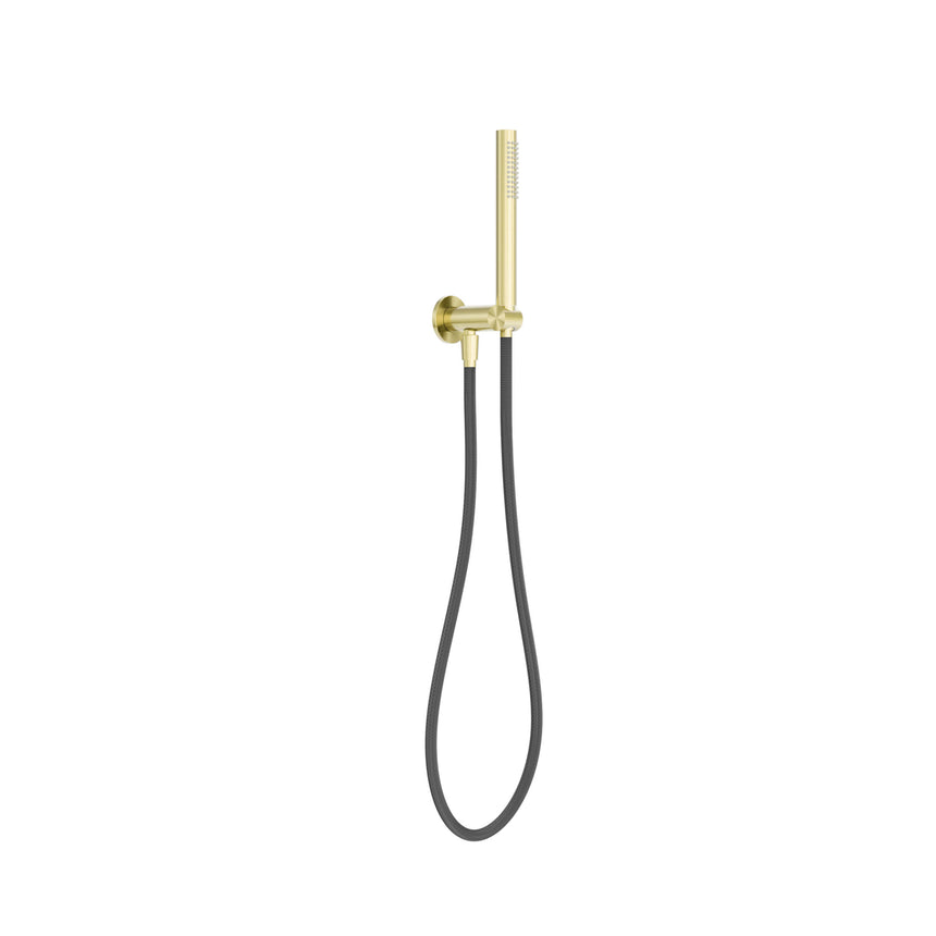Nero Zen SS316L Shower On Bracket With Outdoor Shower Hose Brushed Gold Shower Nero Default Title