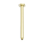 Nero Zen SS316L Round Ceiling Arm 300mm Length Brushed Gold