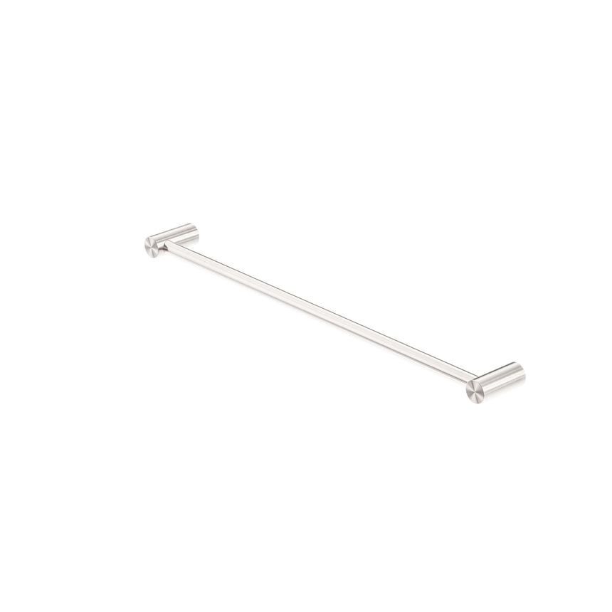 Nero Zen SS316L Single Towel Rail 600mm Brushed Nickel Bathroom Accessories Nero Default Title