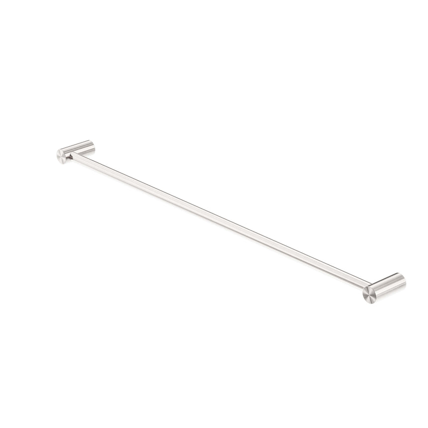 Nero Zen SS316L Single Towel Rail 800mm Brushed Nickel Bathroom Accessories Nero Default Title