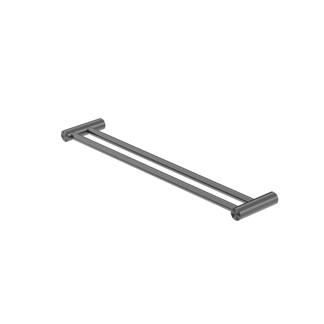 Nero Zen SS316L Double Towel Rail 600mm Graphite Bathroom Accessories Nero Default Title