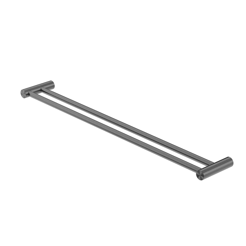 Nero Zen SS316L Double Towel Rail 800mm Graphite Bathroom Accessories Nero Default Title