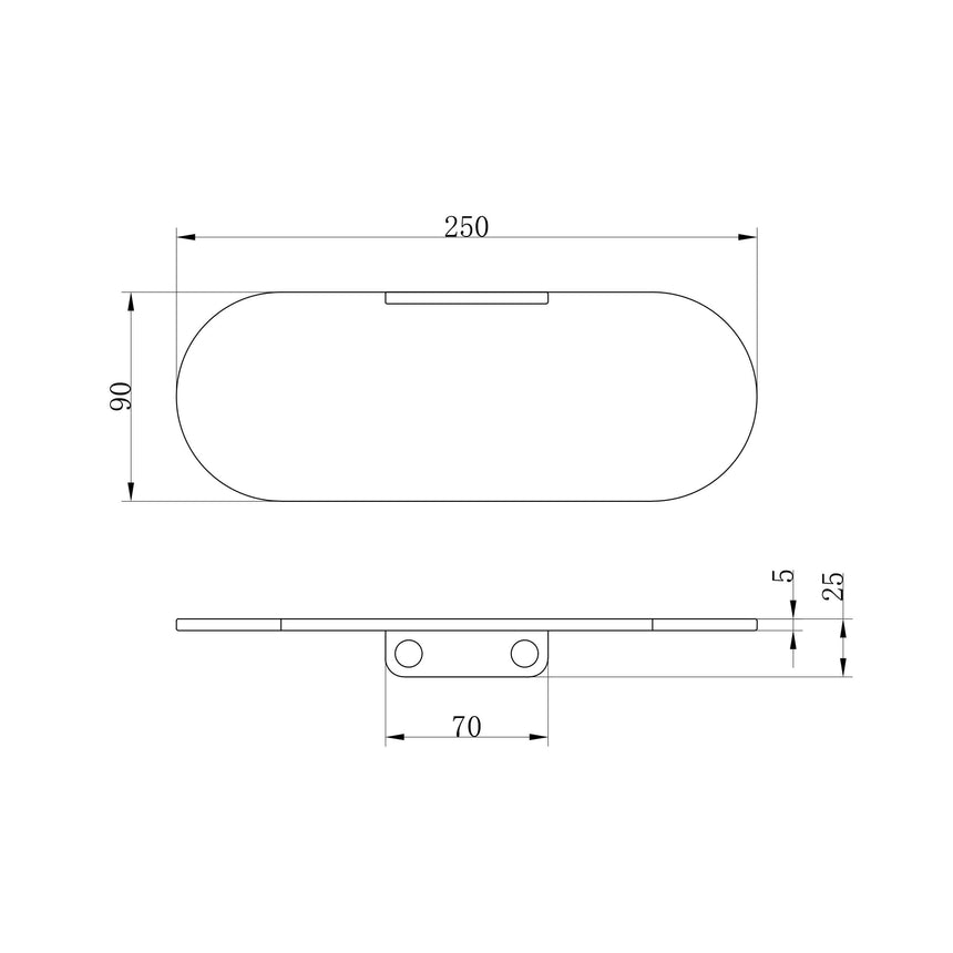 Nero Zen SS316L Soap Dish Holder Graphite Bathroom Accessories Nero