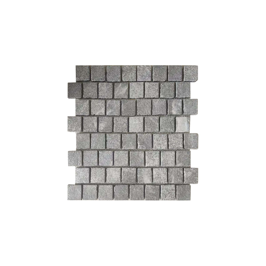 Cobble Stone Net Back Stacked 90x90x20 Raven Black Sample Sample Tilemall