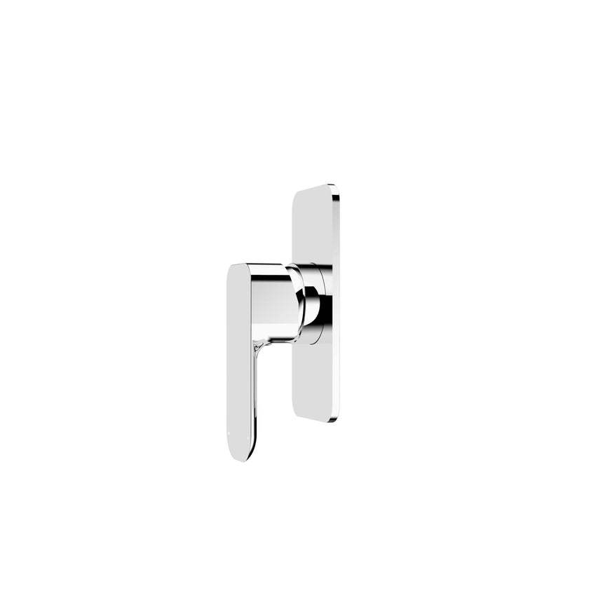 Otti Oskar OT chrome shower mixer angled view showing lever handle and wall-mounted body by Tilemall