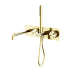 Nero Opal Progressive Shower System With Spout 230mm Brushed Gold