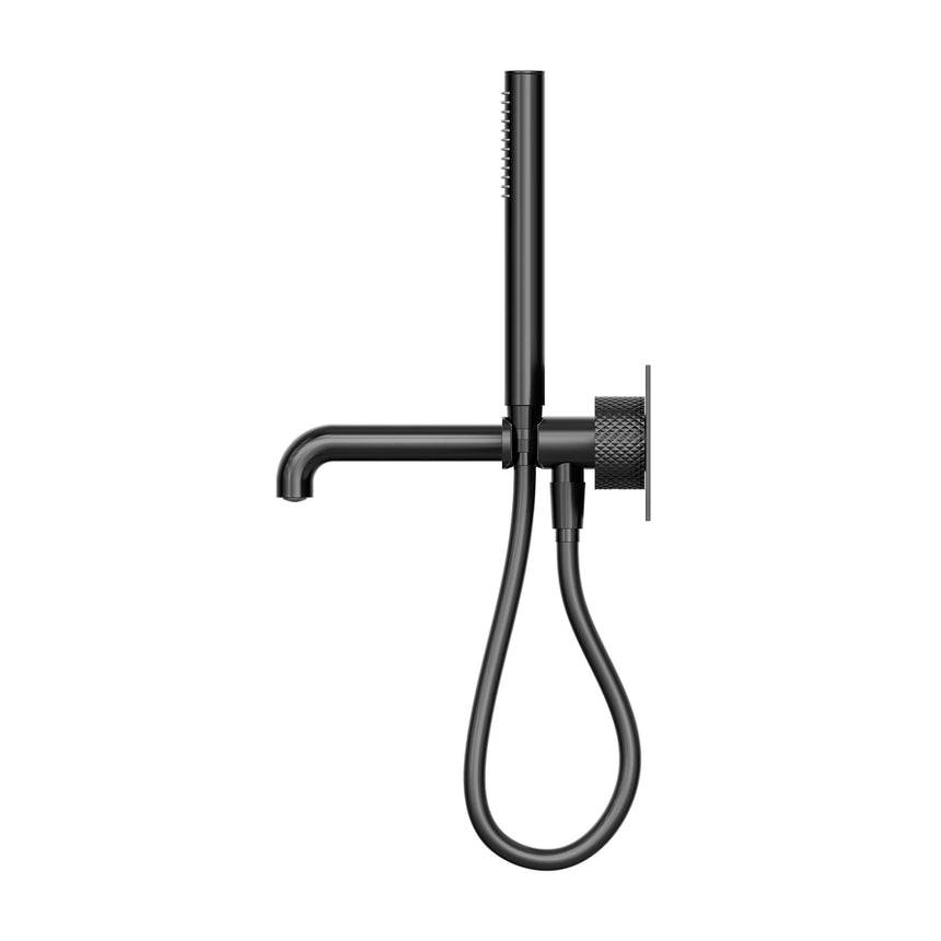 Nero Opal Progressive Shower System With Spout 230mm Graphite Shower Nero