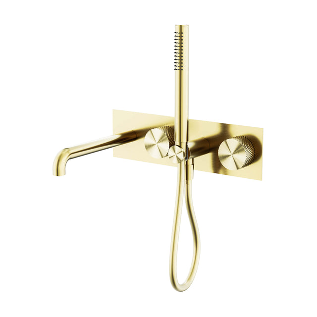 Nero Opal Progressive Shower System With Spout 250mm Brushed Gold Shower Nero Default Title