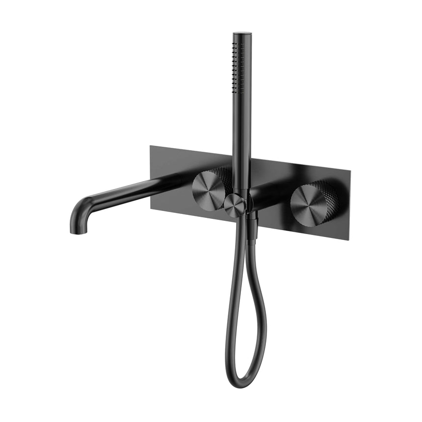 Nero Opal Progressive Shower System With Spout 250mm Graphite Shower Nero Default Title