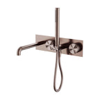 Nero Opal Progressive Shower System With Spout 250mm Brushed Bronze