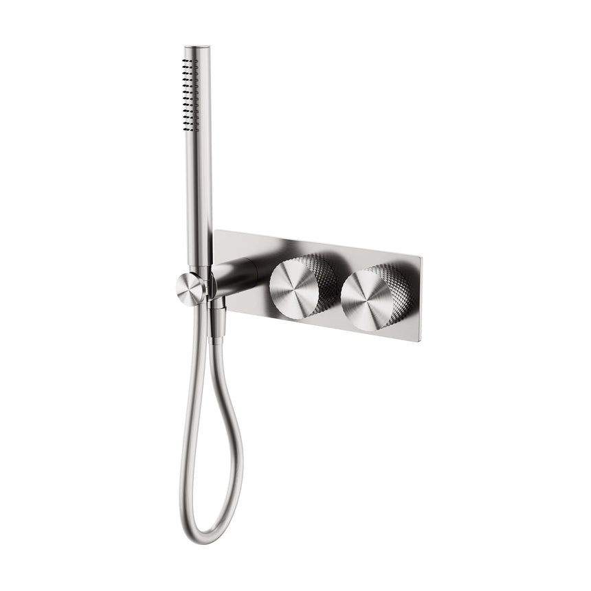 Nero Opal Progressive Shower System Brushed Nickel Shower Nero Default Title