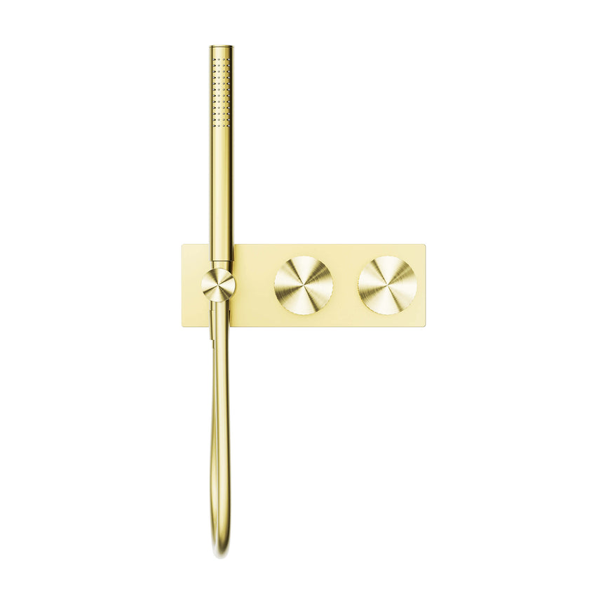 Nero Opal Progressive Shower System Brushed Gold Shower Nero