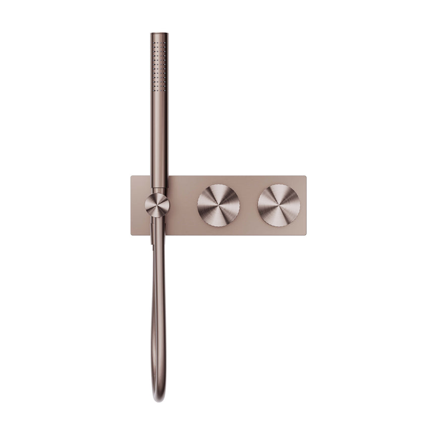 Nero Opal Progressive Shower System Brushed Bronze Shower Nero