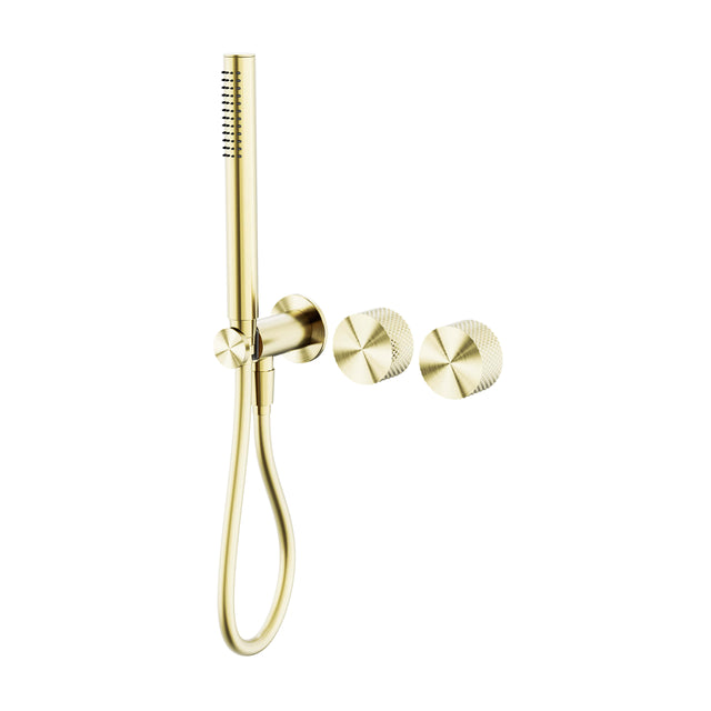 Nero Opal Progressive Shower System Separate Plate Brushed Gold Shower Nero Default Title