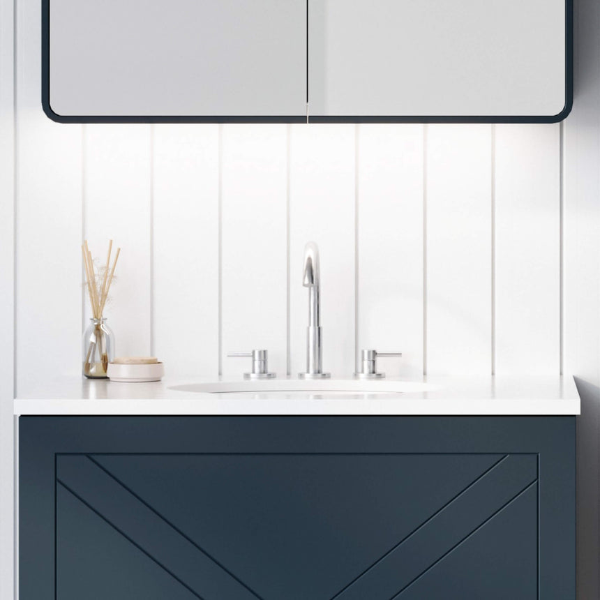 Amara Undermount Basin 450mm Gloss White Bathroom Basin Timberline